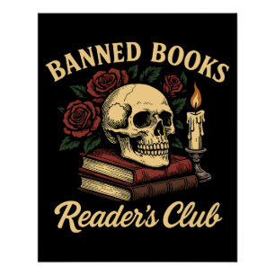 Verboden Boeken Reader's Club Perfect Poster