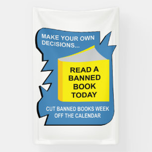 Verboden boeken spandoek