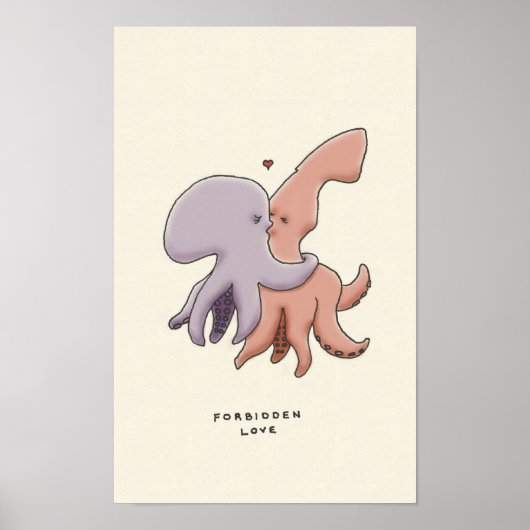verboden liefde poster (Voorkant)