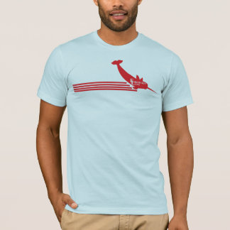Verboden liefdesvleugel Narwhal T-shirt