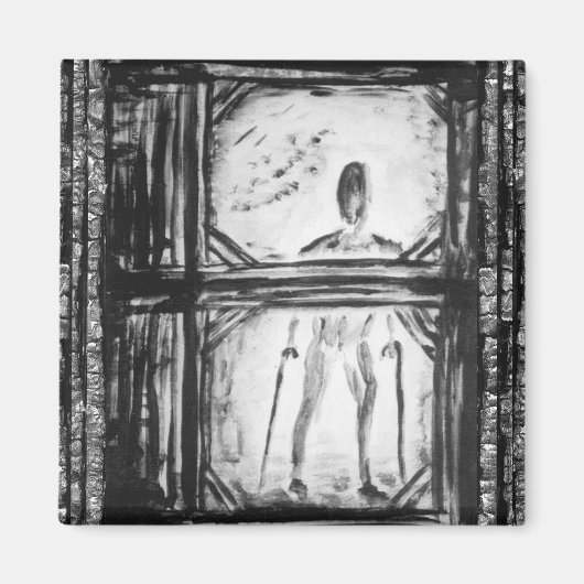 Verboden Man Magneet (Voorkant)