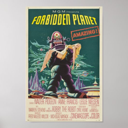 Verboden planeet poster (Voorkant)
