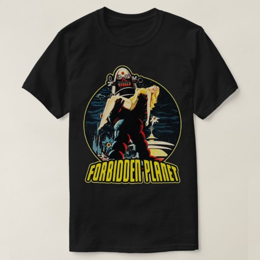 Verboden Planet Classic Film T-shirt (Design voorkant)