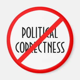 Verboden politieke correctheid magneet
