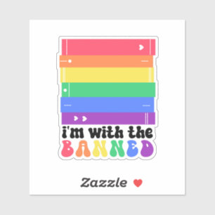 Verboden Regenboogboeken Sticker