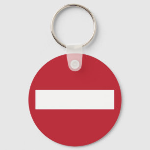 Verboden! Sleutelhanger