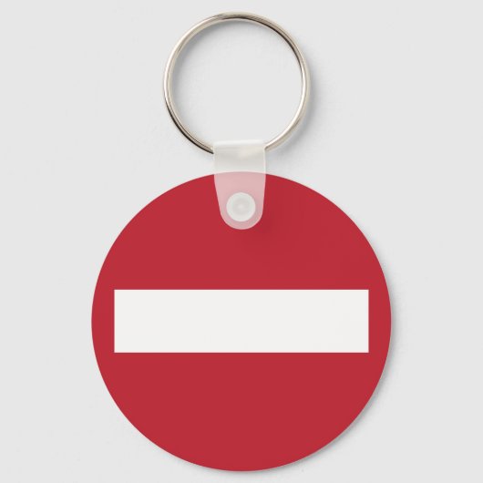 Verboden! Sleutelhanger (Voorkant)