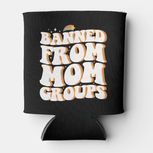 Verboden van Moeder Groepen Grappige Moederdag Gro Blikjeskoeler (Voorkant)