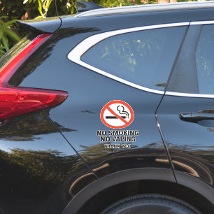 Verbodsbord Geen Roken Geen Dampen - Openbare Gezo Sticker