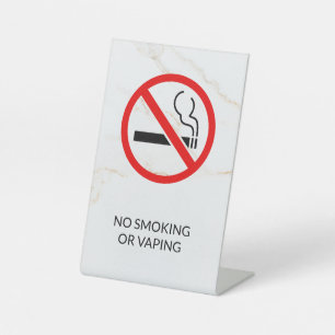 Verbodsbord Niet Roken Reclamebord Met Voetstuk
