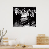 VERBODSSPREKEASY TOAST c. 1929 Poster (Keuken)