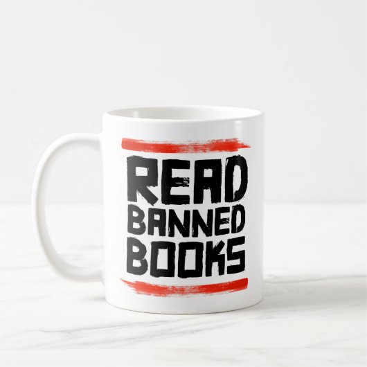 VERBOEKEN LEZEN KOFFIEMOK (Links)