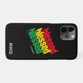 VERBONDEN AAN IMPRESS Monogram Case-Mate iPhone Case (Achterkant (horizontaal))