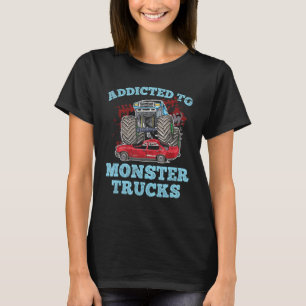 Verbonden aan monstervrachtwagens citeren voor een t-shirt