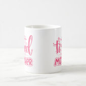 Verbonden als moeder Funny Coffee Mok voor moeder (Center)