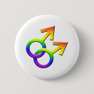 Verbonden Button van de Mannelijke Overboegsymbole