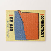 Verbonden door luchtreisposter legpuzzel (Horizontaal)