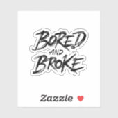 Verbonden en gebroken sticker (Vel)