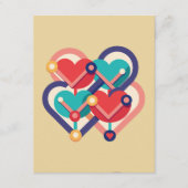 Verbonden harten informatiekaartje (Voorkant)