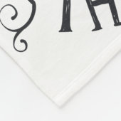 Verbonden met de slagers fleece deken (Hoek)