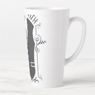 Verbonden met de slagers latte mok