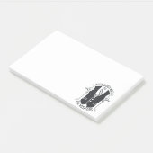 Verbonden met de slagers post-it® notes (Schuin)