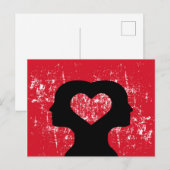 Verbonden met liefde briefkaart (Voorkant / Achterkant)