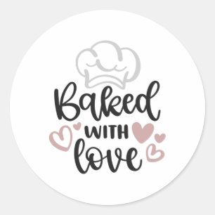Verbonden met liefde ronde sticker