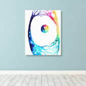 Verbonden neuronen canvas afdruk (Insitu (Houten vloer))