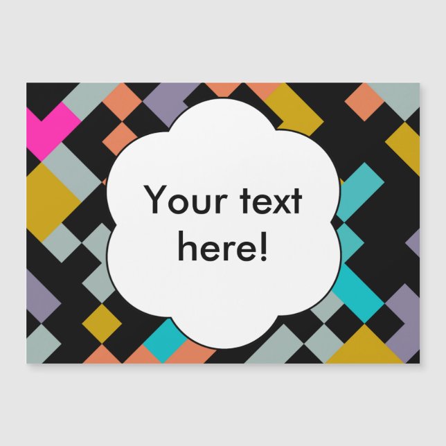 Verbonden vormen abstract ontwerp (Voorkant)