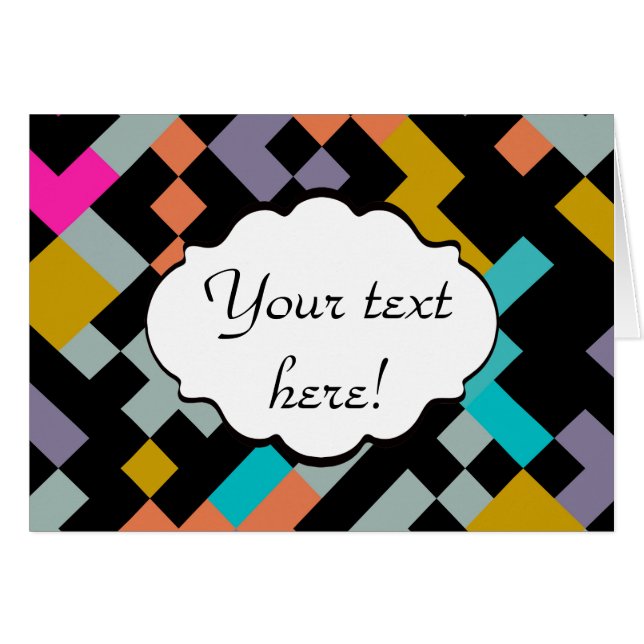 Verbonden vormen abstract ontwerp (Voorkant Horizontaal)