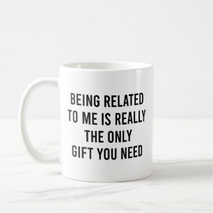 Verbonden zijn met mij is echt het enige geschenk koffiemok