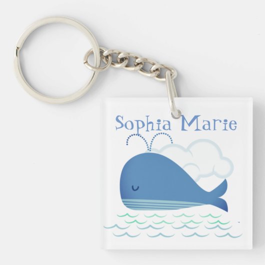Verboren walvis sleutelhanger (Voorkant)