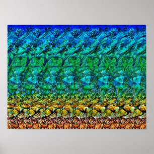Verborgen 3D Stereogram Poster - Ocean Creats