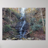 Verborgen Bos Waterval Poster (Voorkant)