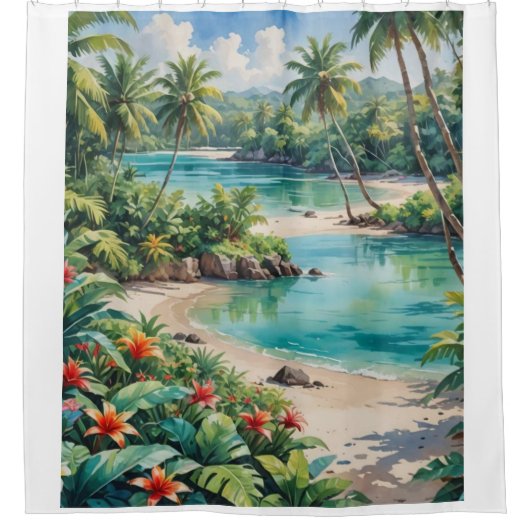 Verborgen duikplaats douchegordijn (Voorkant)