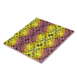 Verborgen geometrie van de natuur Abstract geometr Tegeltje