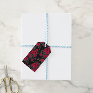 Verborgen in de rozen cadeaulabel