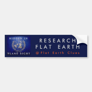 Verborgen in 'vlakke' Bumpersticker
