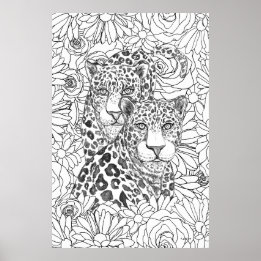 Verborgen Jaguar Poster