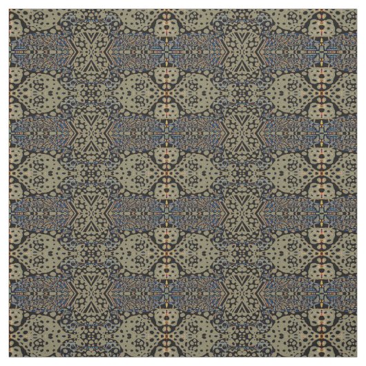 Verborgen leonpatroon stof (Swatch)