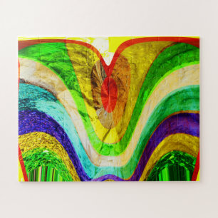 Verborgen liefdestandkunst legpuzzel