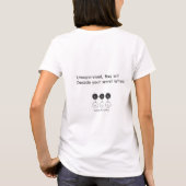 Verborgen Markov Model EM T-shirt (Achterkant)