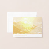 Verborgen meer folie kaarten (Met envelop)