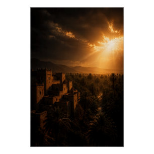 Verborgen Oase Fort Poster Perfect Poster