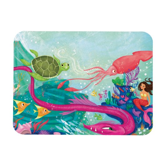 Verborgen oceaanschatten magneet (Horizontaal)