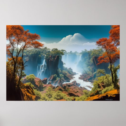 Verborgen paradijs in het oerwoud poster (Voorkant)