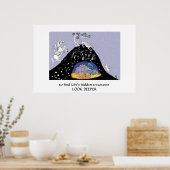 Verborgen schat poster (Keuken)