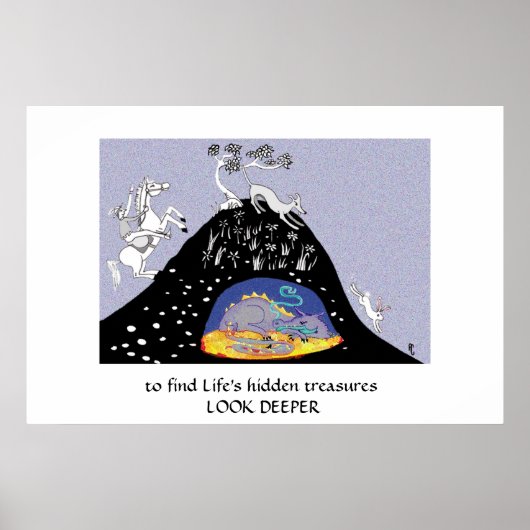 Verborgen schat poster (Voorkant)