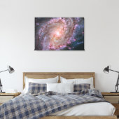 Verborgen spiraal Galaxy Messier 83. Canvas Afdruk (Insitu (Slaapkamer))